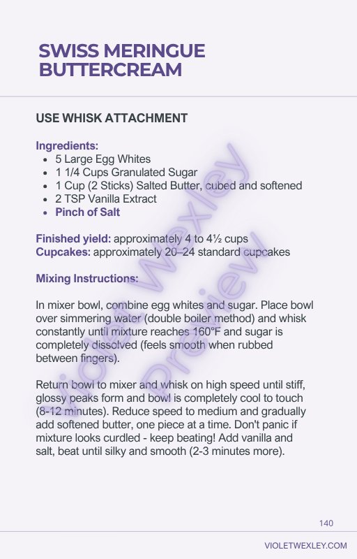 Manual preview — Swiss meringue buttercream recipe